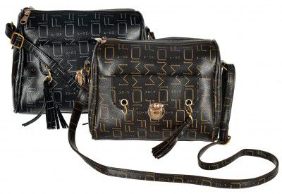 Kuber Industries Unisex-Adult Bag HS_37_KUBMART020387 (Black & Brown)