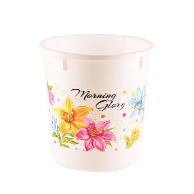 Kuber Industries Waste Basket | 10 LTR | White