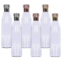 Kuber Industries Water Bottle | Plastic Water Bottles | Refrigerator Water Bottles | Fridge Water Bottles | Drinking Water Bottle | 1 LTR Water Bottle | Set of 6 | Transparent...