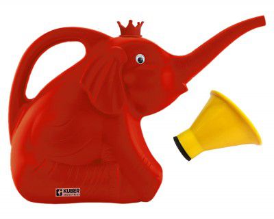 Kuber Industries Watering Can for Plants|Watering Can with Sprayer|Durable and Tough|Plant Watering Can|Watering Can for Plants 3 Litre (Red)