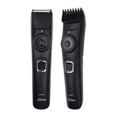 Kubra KB-1001 All-In-One Trimmer For Men, Black | Trimmer Men USB Charging, 90 Min Runtime | Shave, Cut, Trim - Best Suited For Face & Body | Ultra Sleek, Easy To Carry