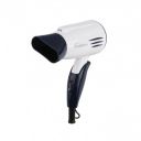 Kubra KB-128 1200 Watts Hair Dryer with automatic overheat protection with one detachable nozzle (Blue and white)...