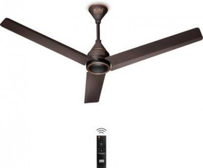 KUHL Arctis A4 BLDC Technology | Low Noise with 5 Year Warranty BLDC Motor with Remote 1200 mm Ceiling Fan  (5 Star | ESPRESSO DUAL | Pack of 1)