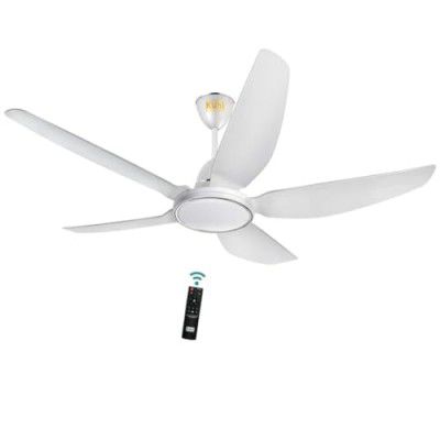 KUHL Brise E5 1320mm Stylish Power Saving BLDC Ceiling Fan with Remote | 30W | 5 Star | High Air Flow | Low Noise | IoT – Operate via Mobile & Alexa | Reverse Mode | White