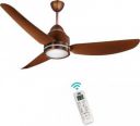 KUHL Luxus C3 Stylish 65% Power Saving BLDC Fan | BEE 5 Star 1400 mm 3 Blade Ceiling Fan (BLDC Motor with Remote | Brown)...