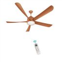 KUHL Platin D5 1500mm Stylish Fan|38W |Free Installation 5 Star 1500 mm 5 Blade Ceiling Fan  (BLDC Motor with Remote | Copper | Pack of 1)...