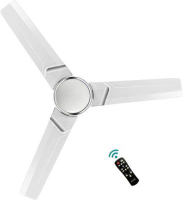 KUHL Prima A3 BLDC Ceiling Fan with Remote|High Airflow | 5 Star 1200 mm 3 Blade Ceiling Fan  (White | Pack of 1)