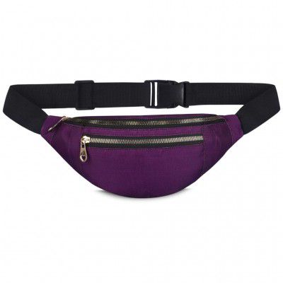 KUKLAR Waist Bag for Men and Women  (Purple)
