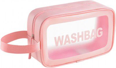 KUKLAR Wash Bag Pouch for Travel Kit Toiletry Bag  (Pink)