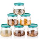 KUNTOM New Airtight Container Jar Set For Kitchen - 900ml Set Of 6 ...