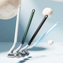 Kunya® Golf Shape Long Handled Toilet Brush for Bathroom, Deep Cleaning Silicone Toilet Bowl Brush with Non-Slip Long Handle Wall-Mounted Quick-Drying Toilet Cleaning Brush...