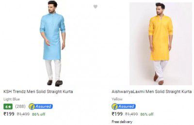 Kurtas, Ethnic Sets And Bottoms @ Just ₹199