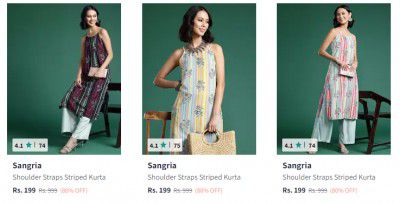 Kurtis For Women Starts At Rs 199 | Upto 80% Off 