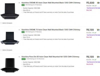 Kutchina Chimney Starts at ₹5699
