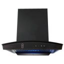 Kutchina Virgose dlx 90 Filterless Auto-clean kitchen Chimney, Suction capacity of 1350 m3/hr with multi speed wave sensor & Touch Control, 9 Years Warranty on motor & 1 Year on product (Black)...