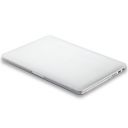 Kuzy 13-inch Rubberized Hard Case Cover for Apple MacBook Pro 13.3-inch with Retina Display (Frost White/Clear)...