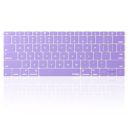 Kuzy R7 12-inch Keyboard Silicone Cover Skin for MacBook (Purple)...