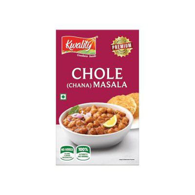 Kwality Chana Masala 100g, Authentic Spice Blend for Chickpea Curries & Dishes, Aromatic and Flavorful Seasoning.