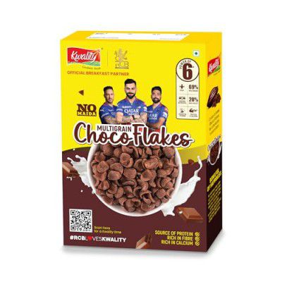 Kwality Choco Flakes - 375g | Made with Whole Wheat