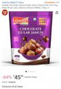 Kwality Chocolate Instant Gulab Jamun Dessert Mix, Make 30 per pack,125g x 2...