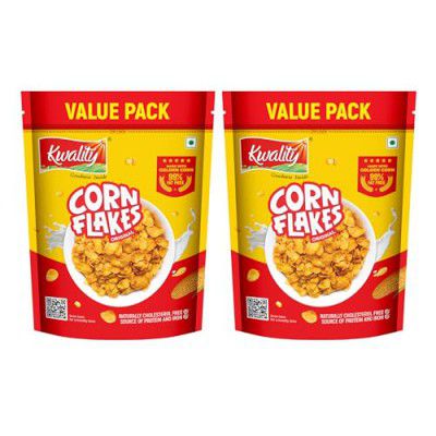 Kwality Corn Flakes 500g (Pack of 2) 