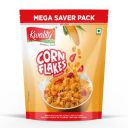 KWALITY Golden Corn Flakes - Crispy and Delicious Breakfast Cereal Made with 100% Natural Corn - 99% Fat Free, No Preservatives or Colors, Protein Source, Cholesterol-Free...