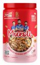 Kwality Muesli Crunchy Almond & Raisins 900g Jar, 86% Multi Grains...