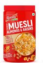 Kwality Muesli Crunchy Almond, Raisins and Honey, Goodness of Multigrain, High in Fibre Source of Vitamin, Iron and Protein 1Kg Jar...
