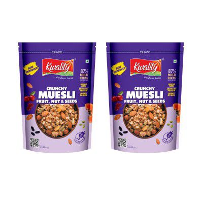 Kwality Muesli Fruit & Nut 500 g (Pack of 2)