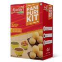 Kwality Pani Puri kit 43 pcs with 2 Different Flavours Sweet and Spicy Pani Powder 150g...
