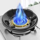 Kwer Black Gas Saver Burner Stand Gas Chula Burner Gas Saver Stand & Windproof Energy Saving, Gas Chula Support Stand 4 Legs Supported For Indian Gas 0.7Mm Thickness Heavy Material (Pack Of 1) - Metal...