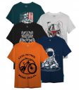 KYDA KIDS® Boys Cotton Printed Round Neck T-Shirts - (Pack of 5)...