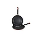 kyyte Non-Stick Alpha Breakfast Set of 2 Pcs (Frying Pan 20cm Dia and Dosa Tawa 25cm Dia) Gas Stove Compatible....