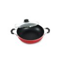 kyyte Non-Stick Alpha Kadai 24 cm Dia/2.5 Liters with Glass Lid....