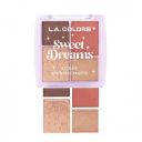 L.A. Colors 4-Color Eye & Face Palette Sweet Dreams | Travel-Friendly Shades...