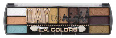 L.A. COLORS Day To Night 12 Color Eyeshadow, Sunset, 8 g