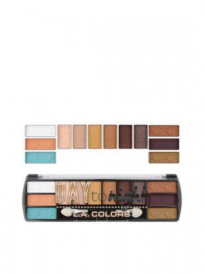 L.A colorsDay To Night 12 Color Eyeshadow Palette - Sunset