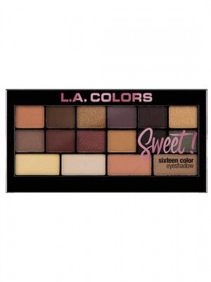 L.A colorsSweet! 16 Color Seductive Eyeshadow Palette C30468