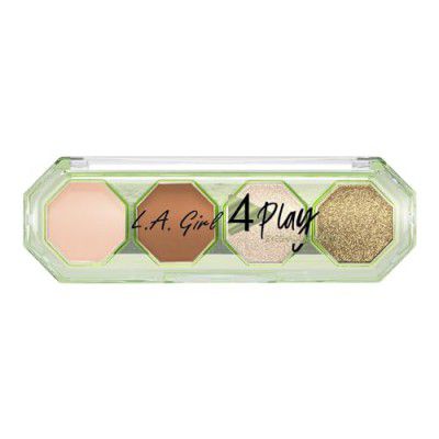 L.A.Girl- 4Play Eyeshadow - Cowgirl | Formulated with matte, shimmer and foil finishes | Highly pigmented and easy to apply | 3.2 gm