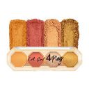 L.A.Girl- 4Play Eyeshadow - Juicy | Formulated with matte, shimmer and foil finishes | Highly pigmented and easy to apply | 3.2 gm...