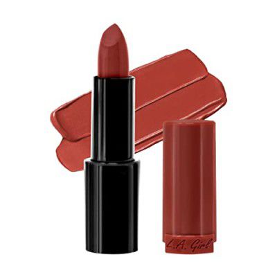 L.A.Girl- Pretty & Plump Lipstick-Pout Please | 10 Smooth, Creamy Lip Colors | Enhances Lips for a Plump Looking Pout | Moisturizes with Vitamin E and Shea Butter | Mild, Minty Tingle | 3.2 gm