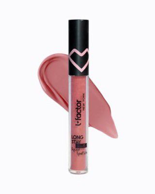 L Factor New York Long Stay Matte Liquid Lipstick, 3.5ml (warm pink nude) | 12 hour Long Lasting Wear | Weightless Matte Finish | Smudge Proof