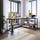 Klaxon L Shaped Study Table for Students and Adults/Computer Table...