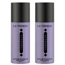 La French Euphoria Deodorant for Men - 150Ml X 2 | Long Lasting Perfume Body Spray | Extra Lasting Fragrance upto more Hrs| Everyday Personal Use | 300ml Pack of 2...