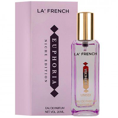 La French Euphoria Perfume for Men and Women 20ml | Intense Eau de Parfum | Unisex Perfume | Premium Long Lasting Luxury Fragrance