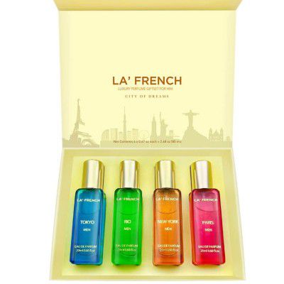 La French Luxury Perfume Gift Set for Men – 4 × 20ml