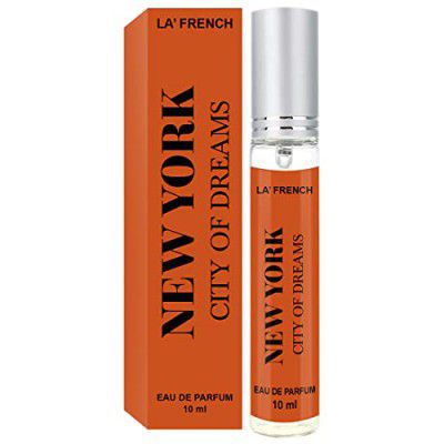 La French New York Eau de Parfum - 10ml Unisex Perfume for Men and Women | Intense Long Lasting Perfume | Fresh, Spicy Aqua Notes | Premium Fragrance Scent EDP | Best Gift Perfume for Man and Woman.