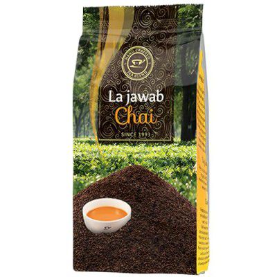 La jawab Chai | CTC Premium Black Tea | Garden Fresh Assam Tea | No Added Flavor | 100% Natural | Immunity-Booster | Kadak Chai | Second Flush Blend - 250 grams (1)