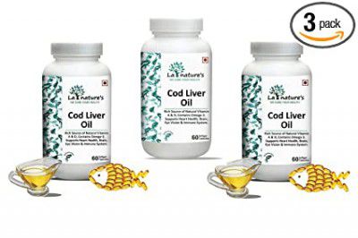 La Natures Omega 3,6,9 (Cod Liver Oil 60(Pack of 3))