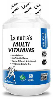 La Nutras Multivitamin (with Immunity Booster) 60 Veg Capsules